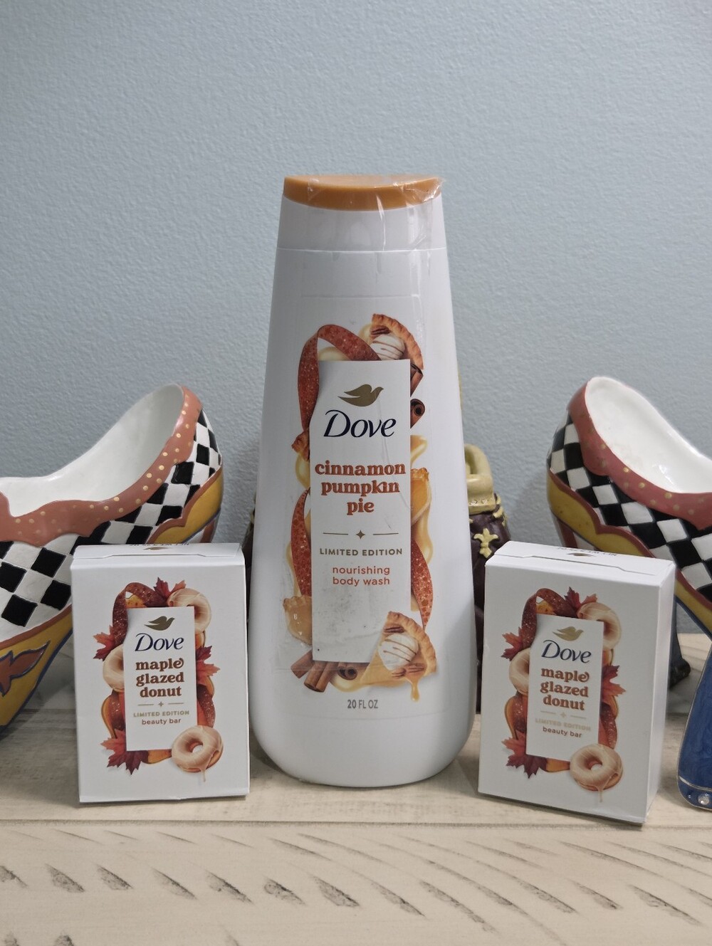 🍁 Dove Holiday Treats Bundle - Cinnamon Pumpkin Pie & Maple Glazed Donut 🍩